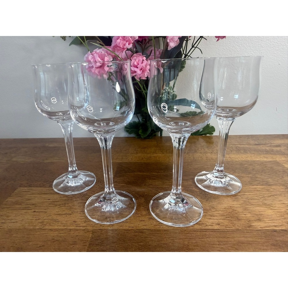 Bohemia Crystal Diana Goblets SetCzech Stemware Wine Cordial‎ Glasses Retro Bar